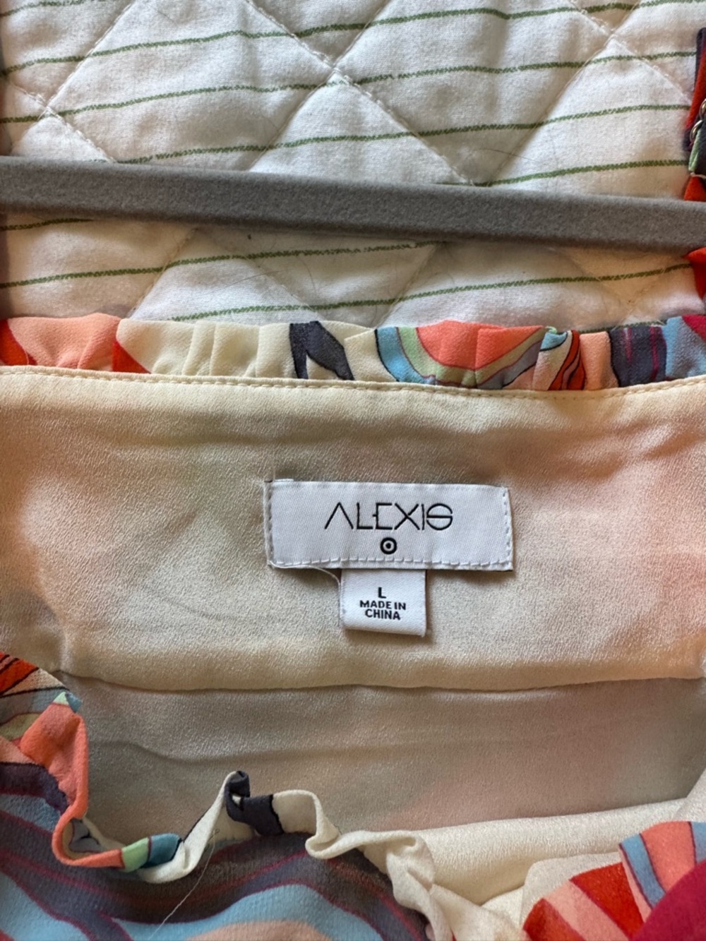Alexis Multicolor Floral Ruffle Maxi Dress - Picture 4 of 5